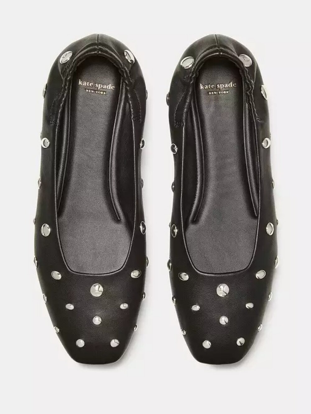kate spade New York Black Studded Ballet Flats - BRAND NEW!